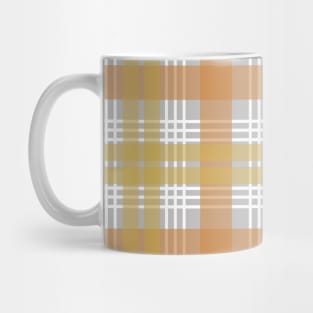 Metallic Tone Christmas Coloured Scottish Tartan Style Design Mug